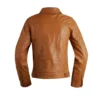 Amber Glow Women's Leather Jacket - Image 2