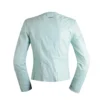 Aqua Dream Women's Leather Jacket - Image 2