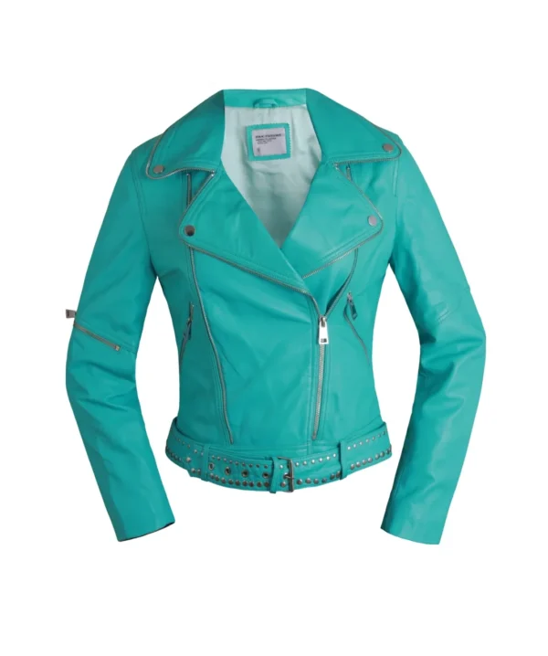 Ocean Breeze Women's Leather Jacket