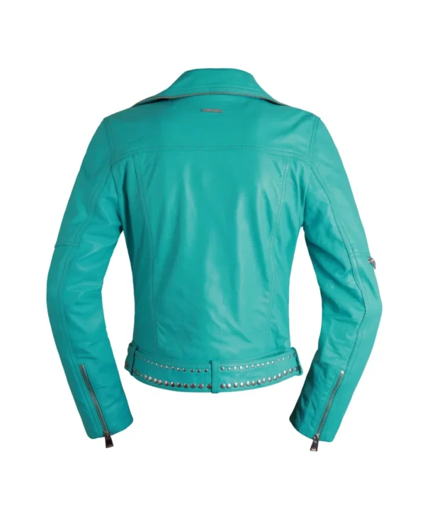 Ocean Breeze Women's Leather Jacket - Image 2