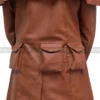 Men's Vintage Black Motorcycle Vest Men Genuine Cowhide Riding Sleeveless Jacket - Image 2