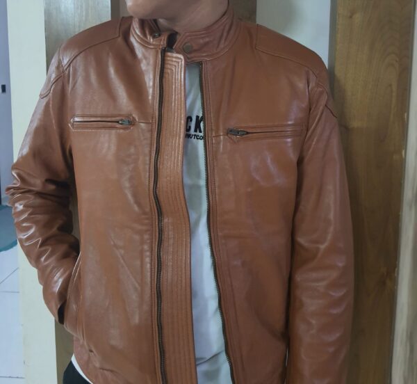 Premium Brown Leather Jacket