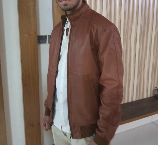 Classic Brown Leather Jacket
