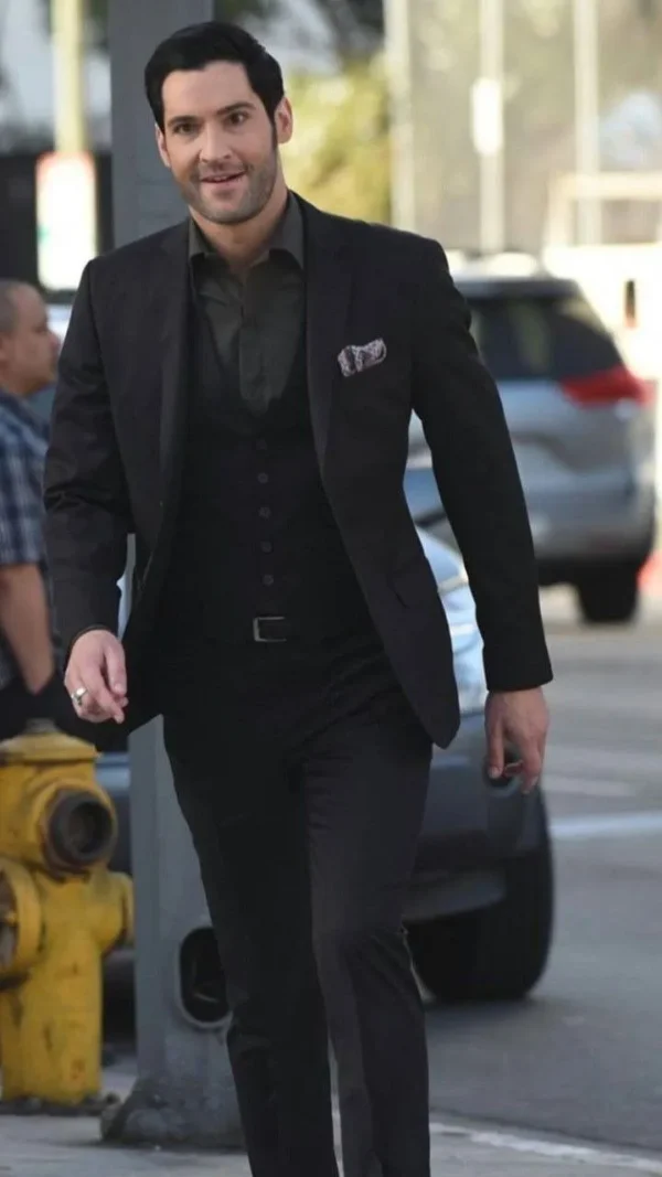 Tom Ellis Lucifer Suiting Blazer