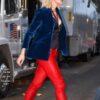Cate Blanchett Ocean’s Eight Blue Velvet Blazer