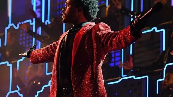 The Weeknd Super Bowl Red Blazer - Image 2