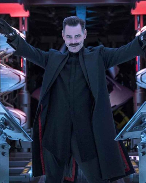 Sonic the Hedgehog Jim Carrey Wool Coat - Image 2