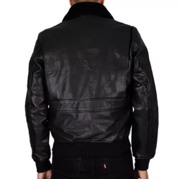 G-1 Aviator A-2 Leather Bomber Jacket for Men's - Image 2