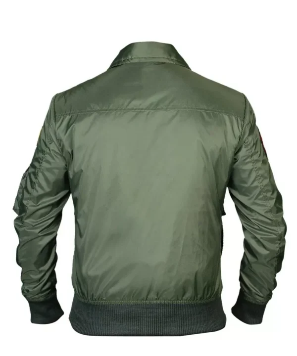 Tom Cruise Top Gun Maverick Flight Bomber Nylon Jacket - Image 4